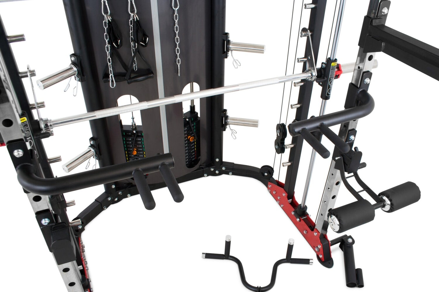 MÁQUINA SMITH FUNCIONAL PIVOT FITNESS FSM-400 CON 2X90 KG PILAS DE PESO