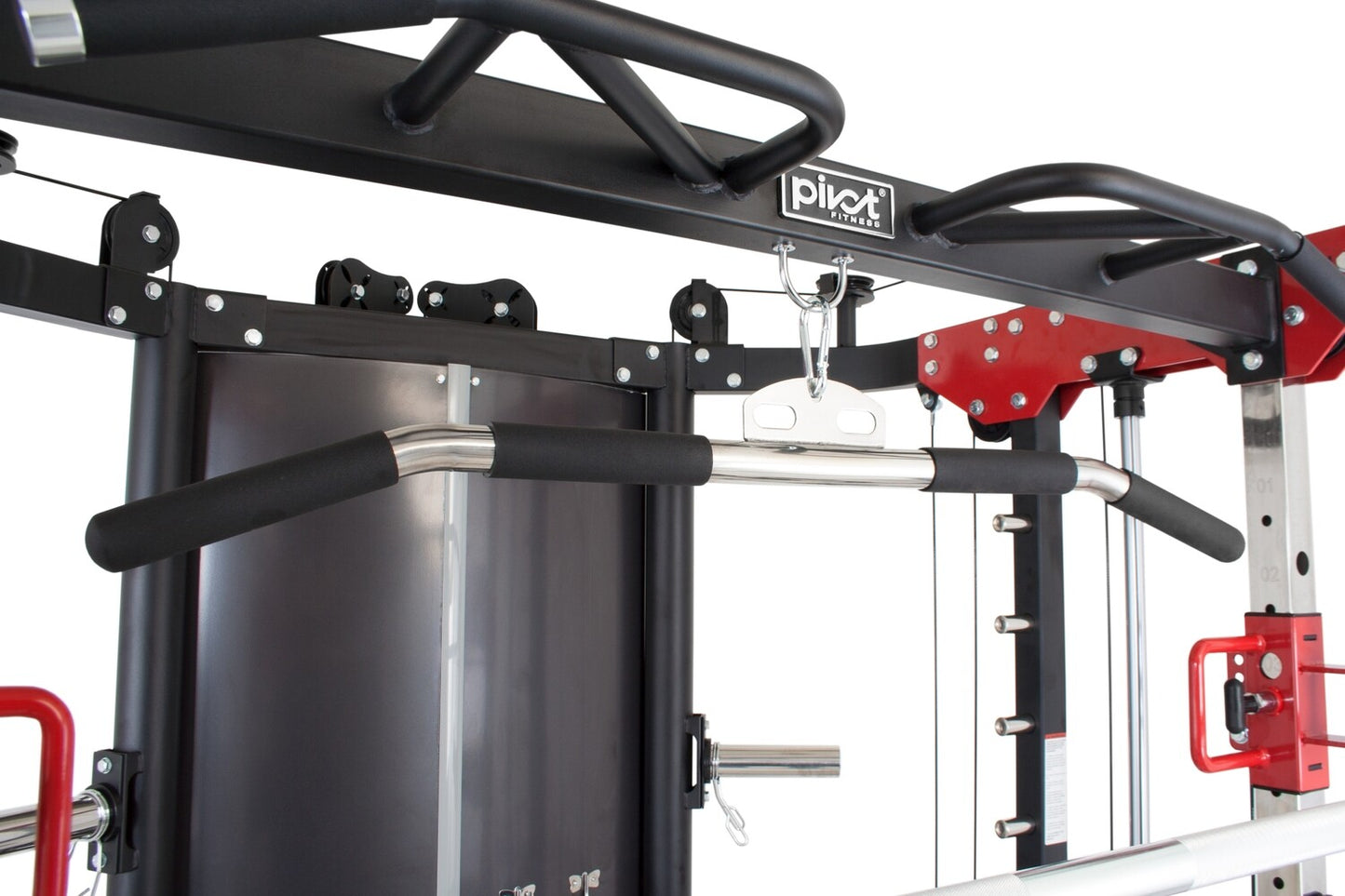 MÁQUINA SMITH FUNCIONAL PIVOT FITNESS FSM-400 CON 2X90 KG PILAS DE PESO