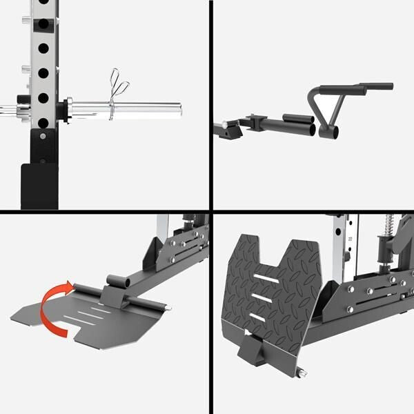 MÁQUINA SMITH SEMI COMERCIAL HMS CYKLOP 4 CON 240 KG