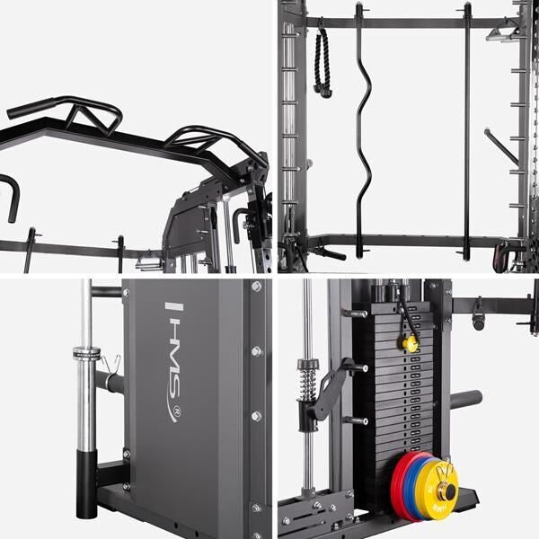 MÁQUINA SMITH SEMI COMERCIAL HMS CYKLOP 4 CON 240 KG