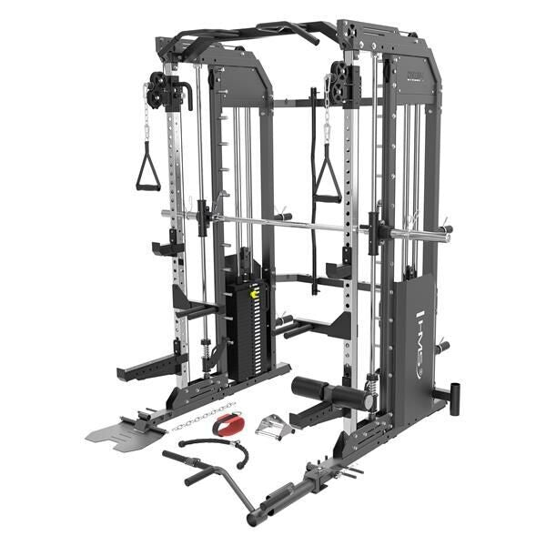 MÁQUINA SMITH SEMI COMERCIAL HMS CYKLOP 4 CON 240 KG