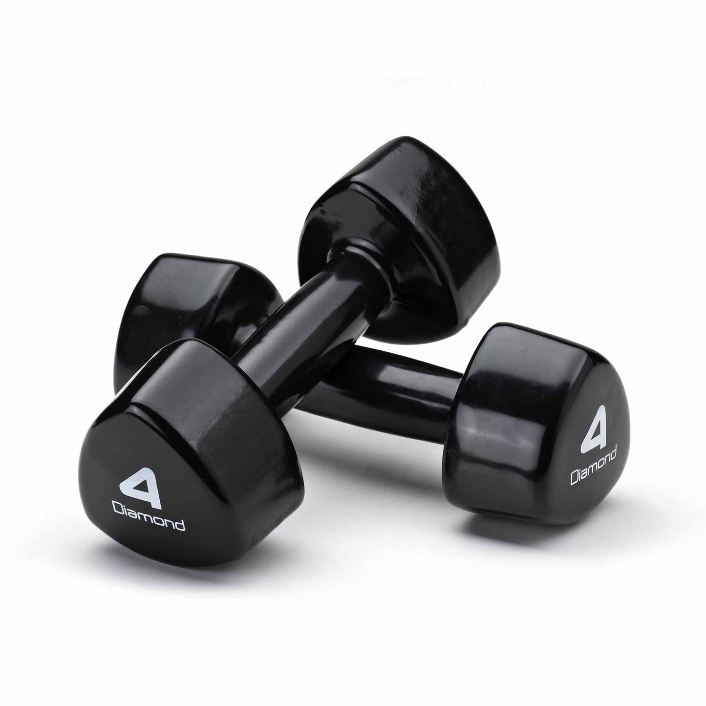 SET 1-10 KG MANCUERNAS PROFESIONALES DE VINILO DIAMOND FITNESS