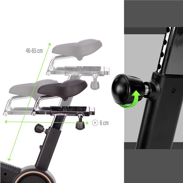 BICICLETA DE AIRE SEMI COMERCIAL MP5458 HMS