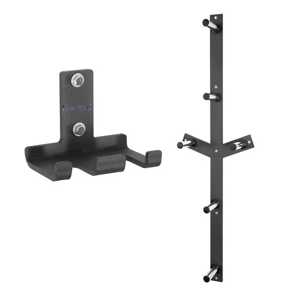 JUEGO DE SOPORTES DE PARED( BARRA + PESAS) HMS