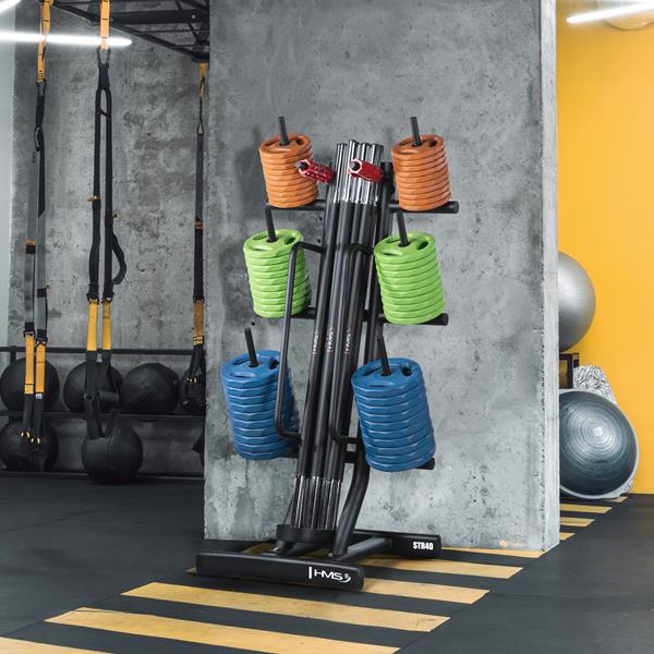 CONJUNTO 10 SETS BODY PUMP PRO 20KG + SOPORTE STR40 HMS