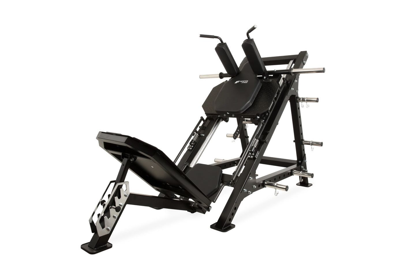 PRENSA DE PIERNAS Y SENTADILLAS HACK NEWTON FITNESS BLACK SERIES BLK-875