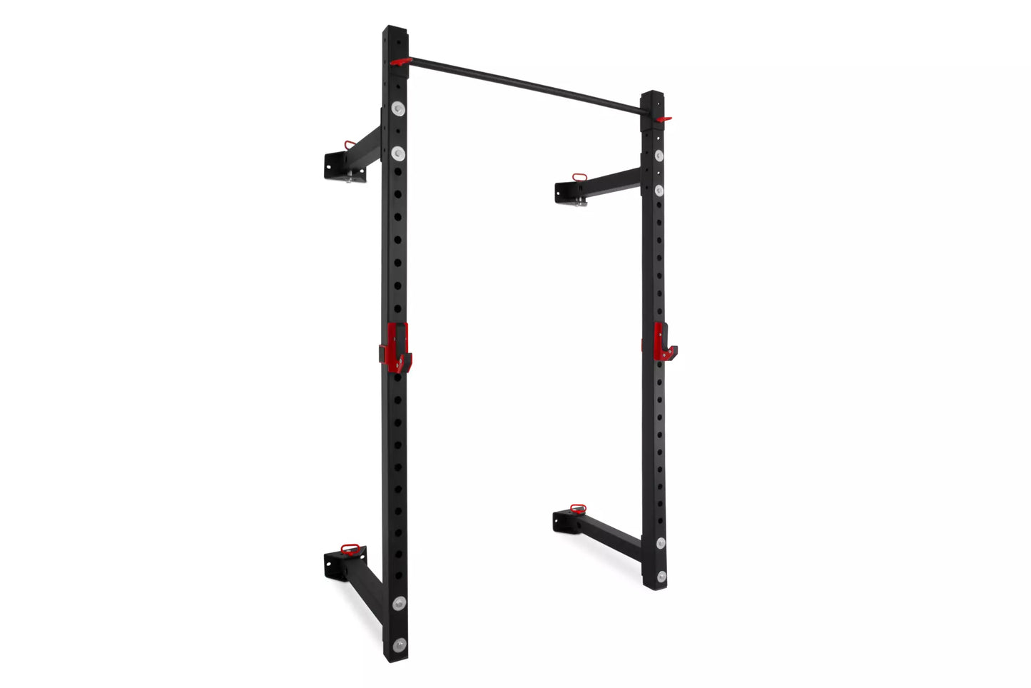 JAULA/RACK DE PARED PLEGABLE DE ALTA RESISTENCIA COMERCIAL PIVOT FITNESS XR6226 CON BANCO Y ACCESORIOS