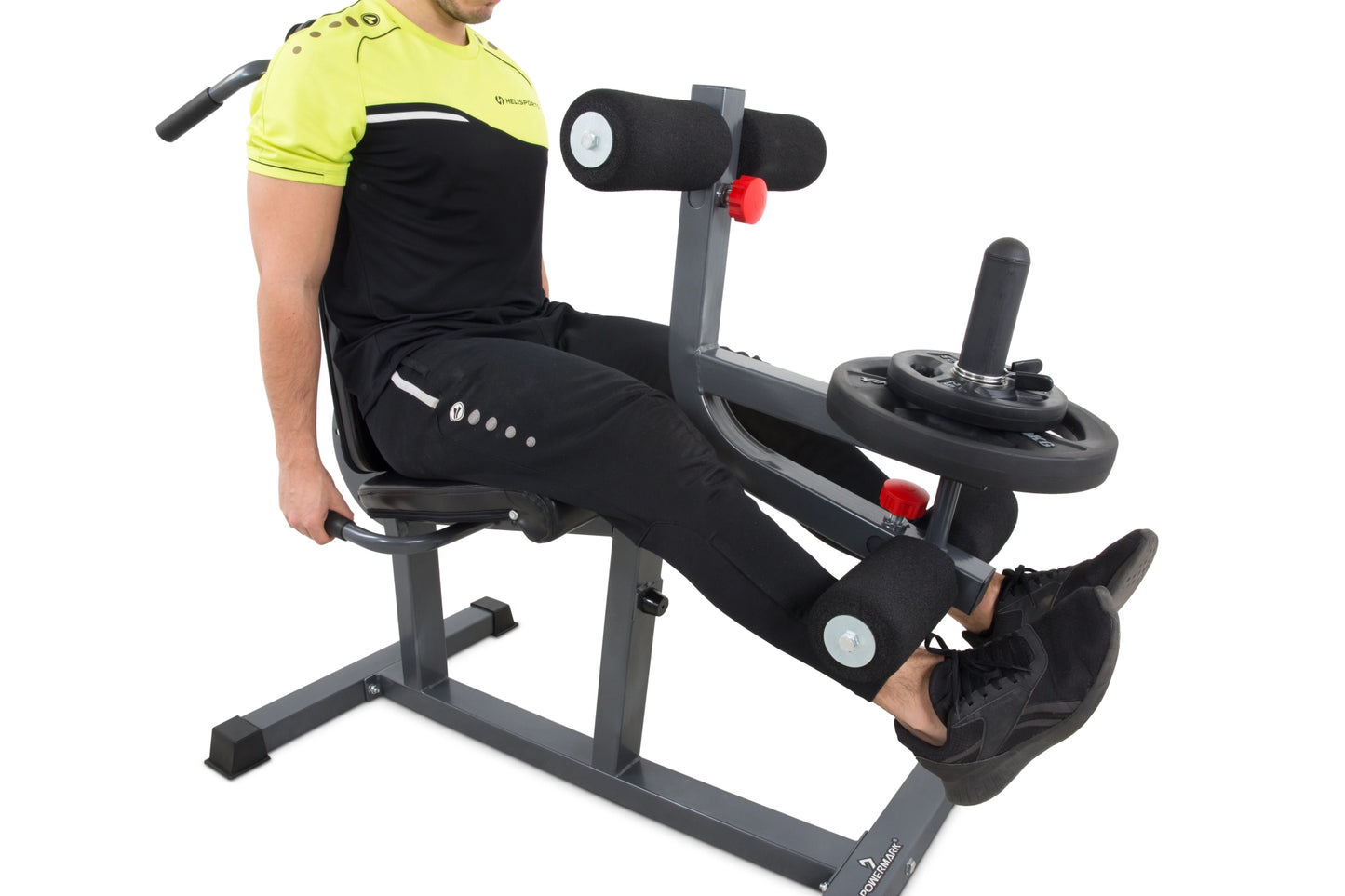 MÁQUINA EXTENSIÓN DE PIERNA/FEMORAL POWERMARK 640 LEC PARA DISCOS DE 50/30MM