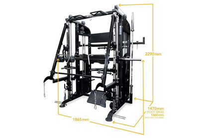 MÁQUINA SMITH MULTIFUNCTIONAL NEWTON FITNESS BLACK SERIES BLK-5000