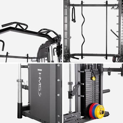 MÁQUINA SMITH SEMI COMERCIAL HMS CYKLOP 4 CON 240 KG