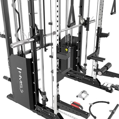MÁQUINA SMITH SEMI COMERCIAL HMS CYKLOP 4 CON 240 KG