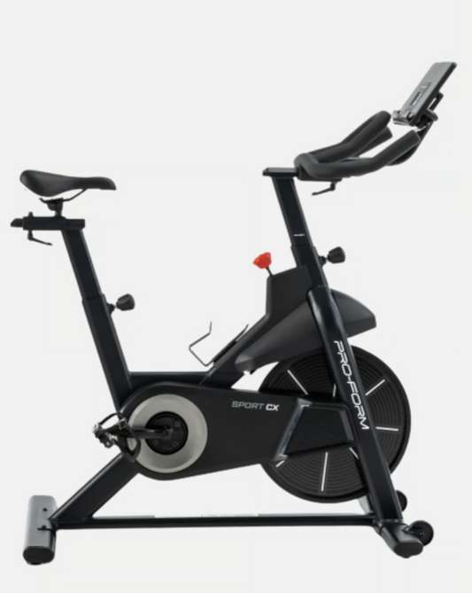 BICICLETA SPINNING PRO FORM CON GRAN PANTALLA LCD Y SOPORTE PARA TABLETA INTEGRADO