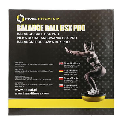 PELOTA DE EQUILIBRIO BSX PRO NEGRA HMS PREMIUM