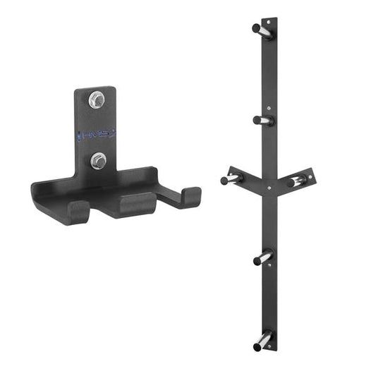 JUEGO DE SOPORTES DE PARED( BARRA + PESAS) HMS