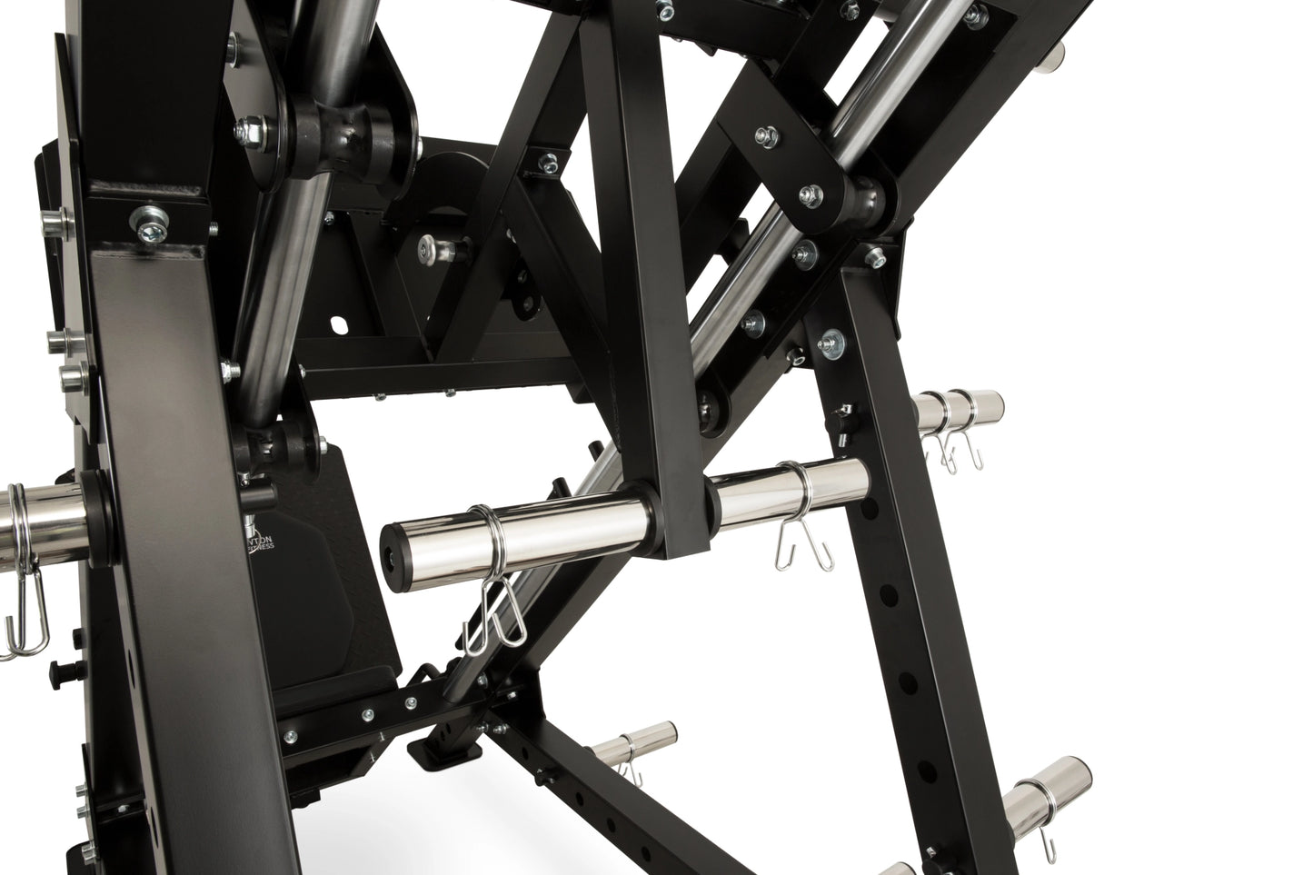PRENSA DE PIERNAS Y SENTADILLAS HACK NEWTON FITNESS BLACK SERIES BLK-875