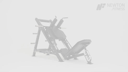 PRENSA DE PIERNAS Y SENTADILLAS HACK NEWTON FITNESS BLACK SERIES BLK-875